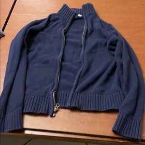 Navy blue small children sweater